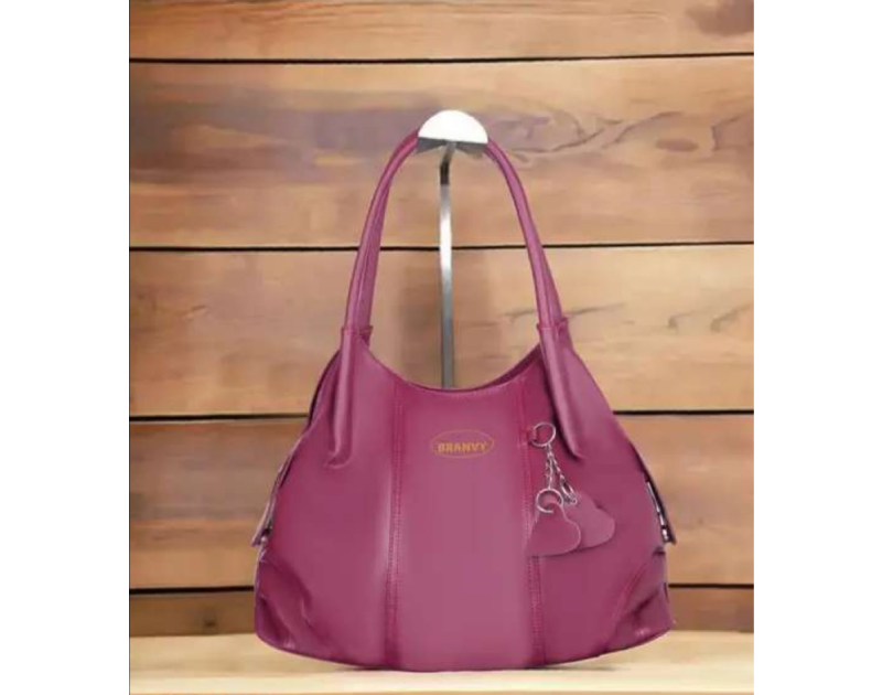 Trendy Grey PU Leather Hobo Bag Spacious  and Stylish for Women