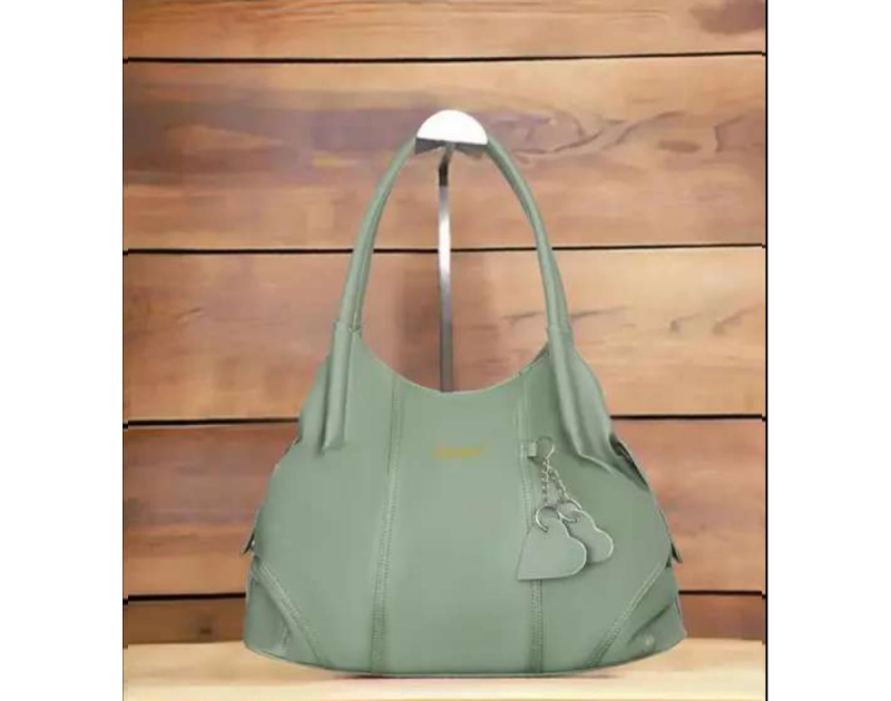Trendy Grey PU Leather Hobo Bag Spacious  and Stylish for Women