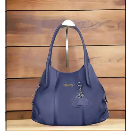 Trendy Grey PU Leather Hobo Bag Spacious  and Stylish for Women