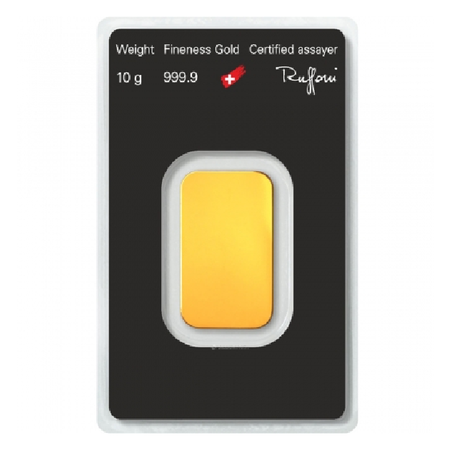 10 Gram Argor Heraeus Swiss Bar