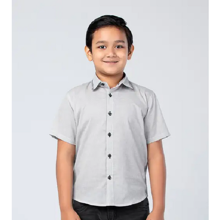 Grey Cotton Shirt