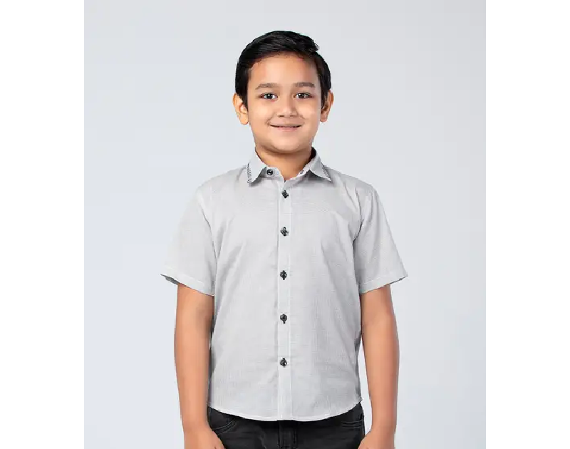 Grey Cotton Shirt