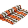 White & Brown Check Gamsa