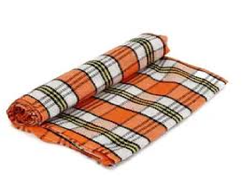 White & Brown Check Gamsa