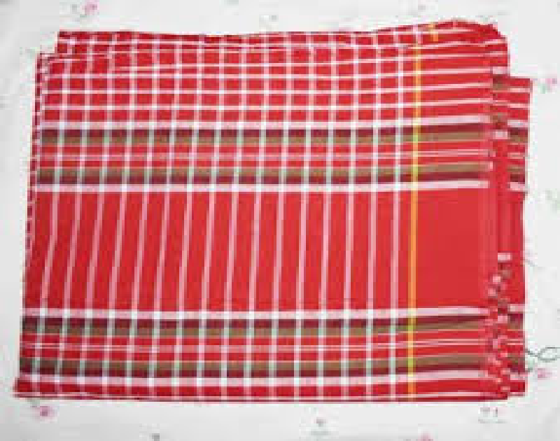 Red & White Check Gamsa