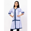 Light Orchid Textured Mixed Cotton Frock