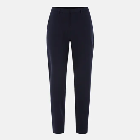 Midnight Blue Cotton Classic Fit Formal Pant