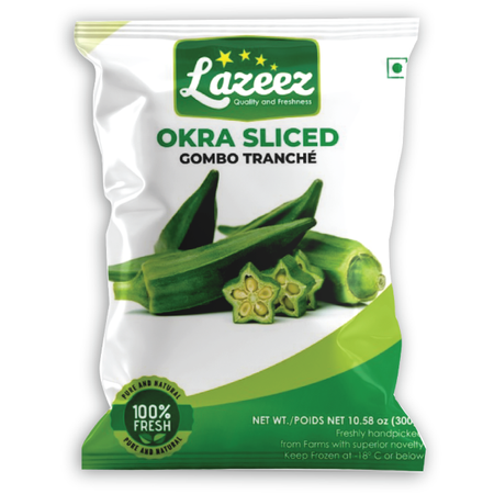 Lazeez Okra Sliced 300g