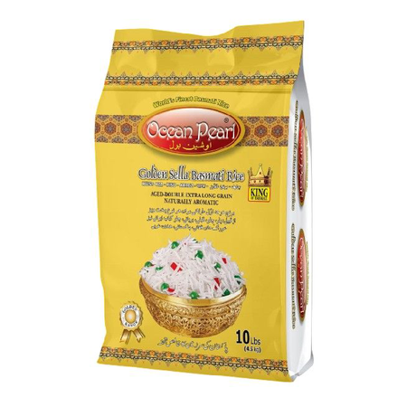 Ocean Pearl Golden Sella Basmati Rice 10LB