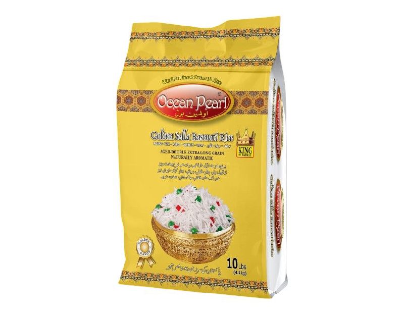 Ocean Pearl Golden Sella Basmati Rice 10LB
