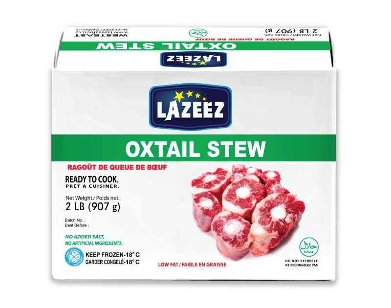 Lazeez Oxtail Stew 2LB (Curry Cut)