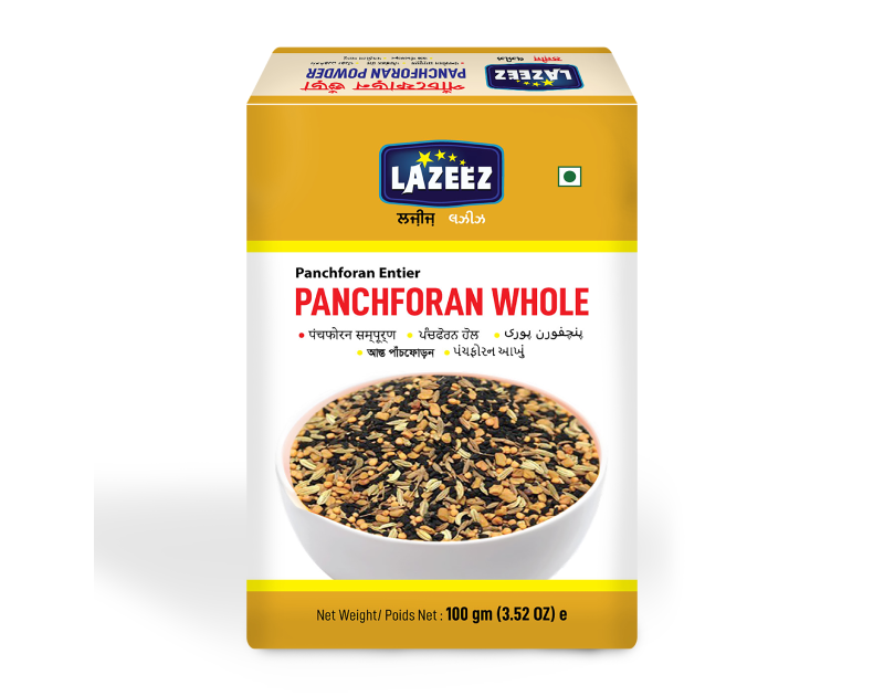 Lazeez Panchforon Whole – 100g
