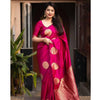 Premium Silk Saree Deep Pink Color – Apsan Screen Print Save $15