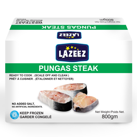 Lazeez Pungas Steak 800g – Ready to cook (scale off and clean professionally)