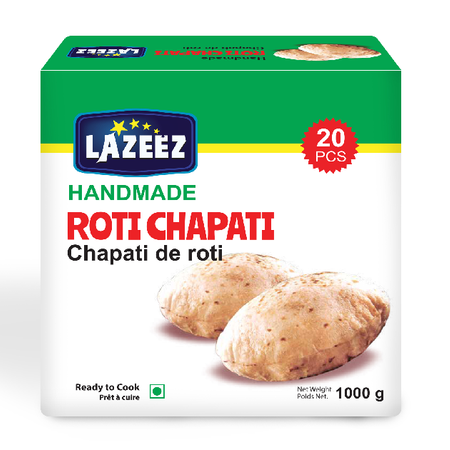 Lazeez Roti Chapati 1kg (20pcs)