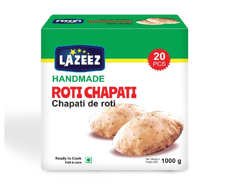 Lazeez Roti Chapati 1kg (20pcs)