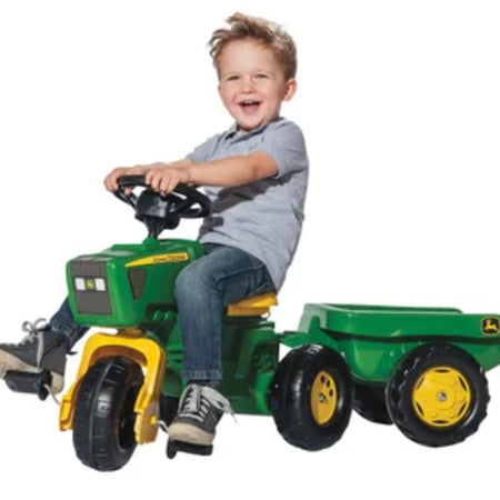 Kettler John Deere 3-wheel Tractor with Trailer