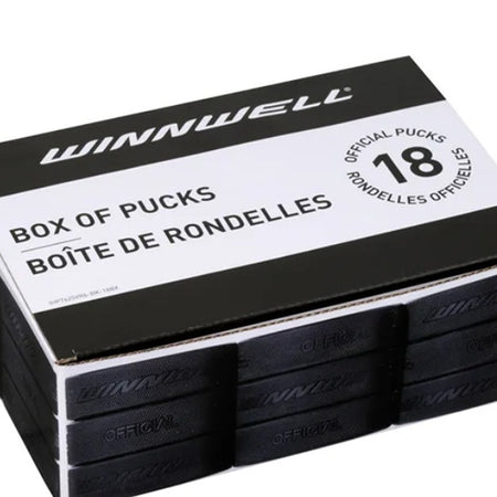 Winnwell Hockey Pucks Box of 18 units