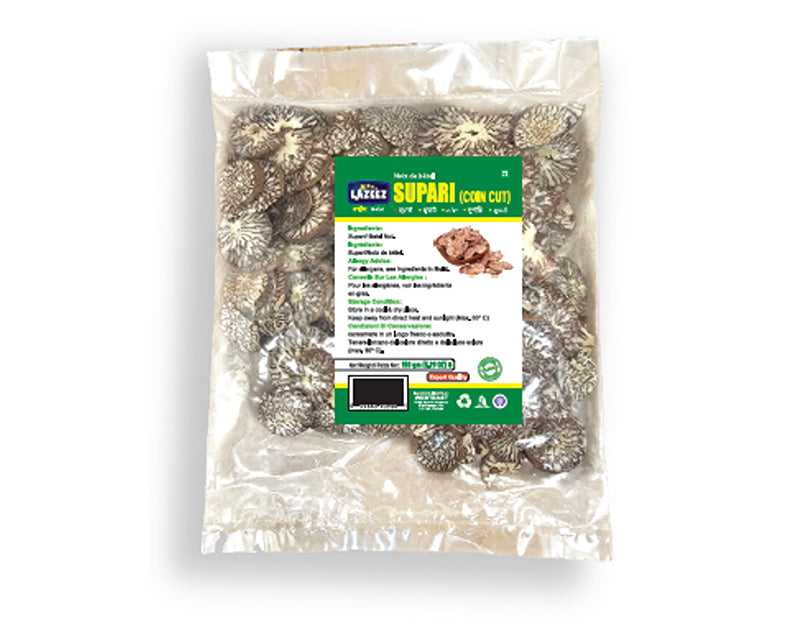 Lazeez Supari (Coin Cut) 150g. Factory Price