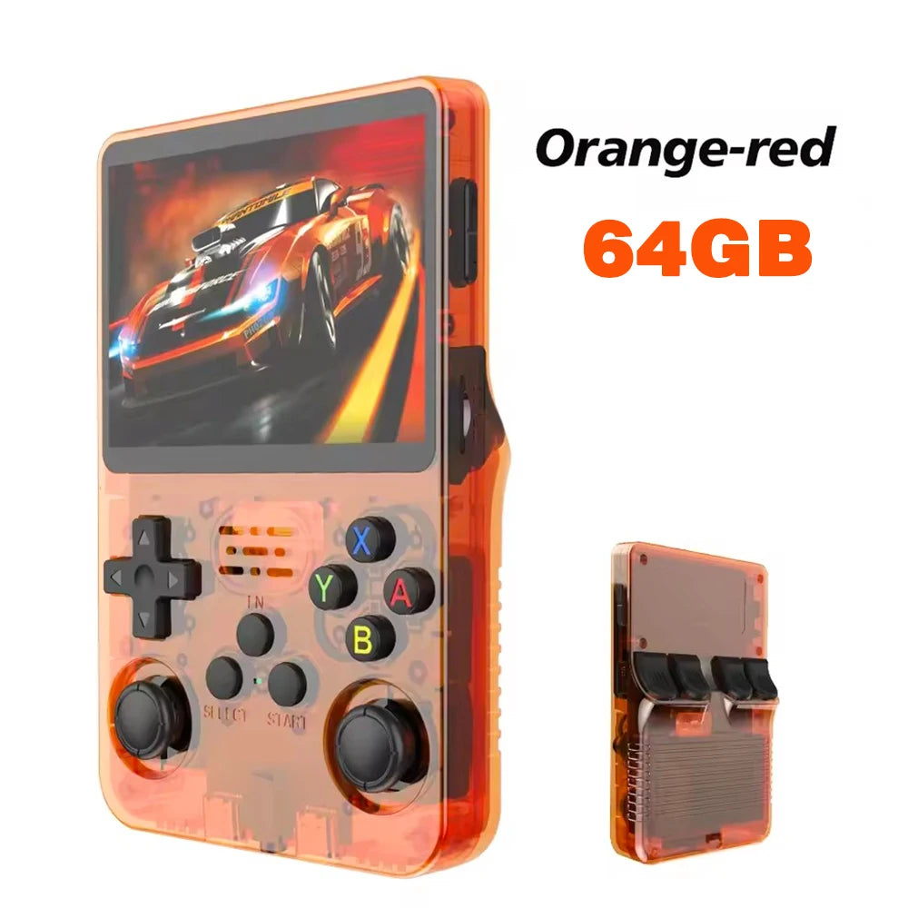 R36S Retro Handheld Game Console – 128GB, 3.5'' IPS Screen, Portable Player
