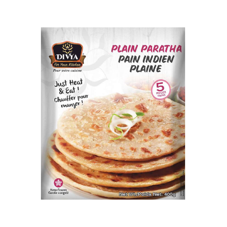 Divya Plain Paratha Box 5 Pieces 400g