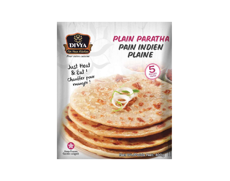 Divya Plain Paratha Box 5 Pieces 400g