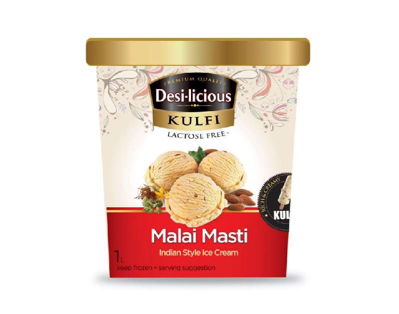 Desi-licious Ice Cream (Malai Masti) Box 1L