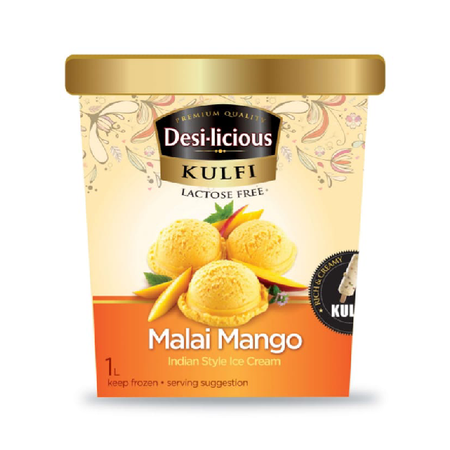 Desi-licious Ice Cream (Malai Mango) Box 1L