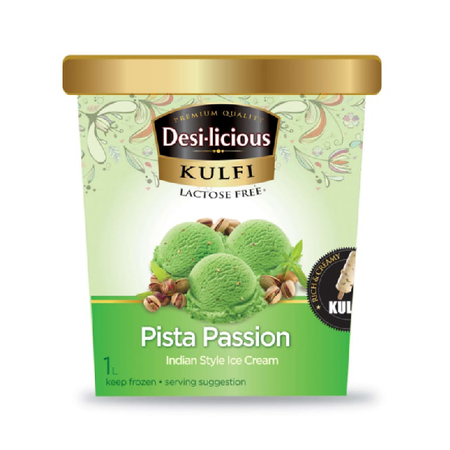 Desi-licious Ice Cream (Pista Passion) Box 1L