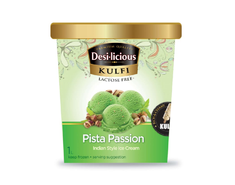 Desi-licious Ice Cream (Pista Passion) Box 1L