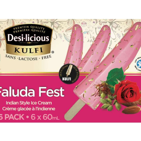 Desi-licious Ice Cream Stick (Faluda Fest) 6 X 60ml