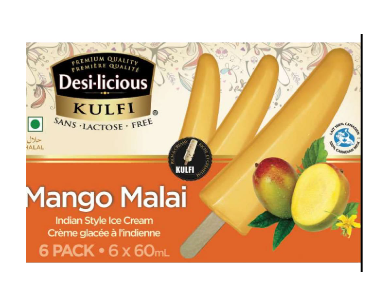 Desi-licious Ice Cream Stick (Mango Malai) 6 X 60ml