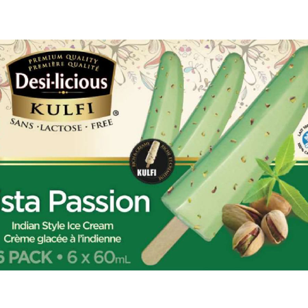 Desi-licious Ice Cream Stick (Pista Passion) 6 X 60ml