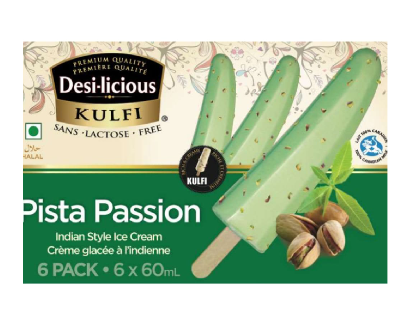 Desi-licious Ice Cream Stick (Pista Passion) 6 X 60ml