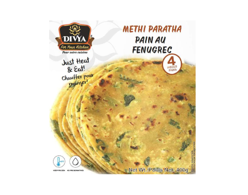 Divya Methi Paratha Box 4pcs 400g