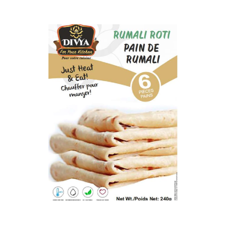 Divya Rumali Roti Box 6pcs 240g