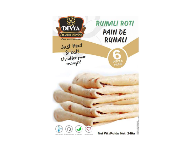 Divya Rumali Roti Box 6pcs 240g