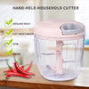 Pink/Blue 500ML/900ML Household Kitchen Garlic Chopper Mashed Hand Pulled Meat Grinder Multifunctional Vegetable