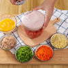 Pink/Blue 500ML/900ML Household Kitchen Garlic Chopper Mashed Hand Pulled Meat Grinder Multifunctional Vegetable