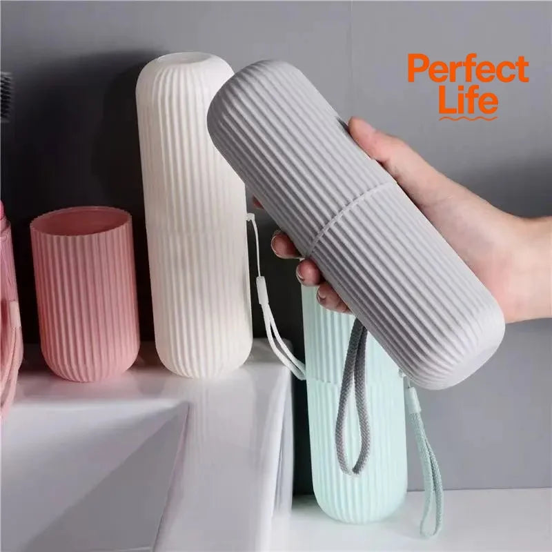 1/4Pcs table Toothbrush Protect Holder Cup Case Travel Camping Storage Box Organizer Travel Toiletries Storage Cup New Creat