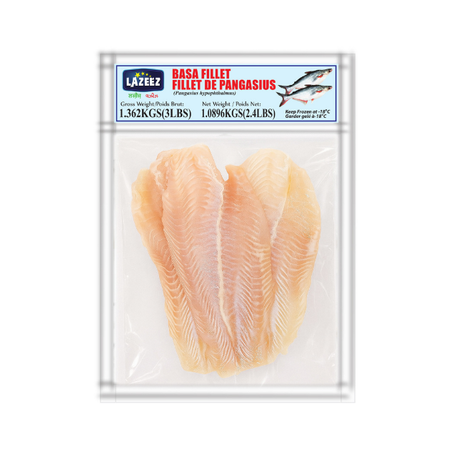 Lazeez Basa Fillet Gross Wt. 3LB
