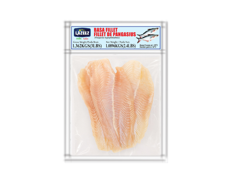 Lazeez Basa Fillet Gross Wt. 3LB