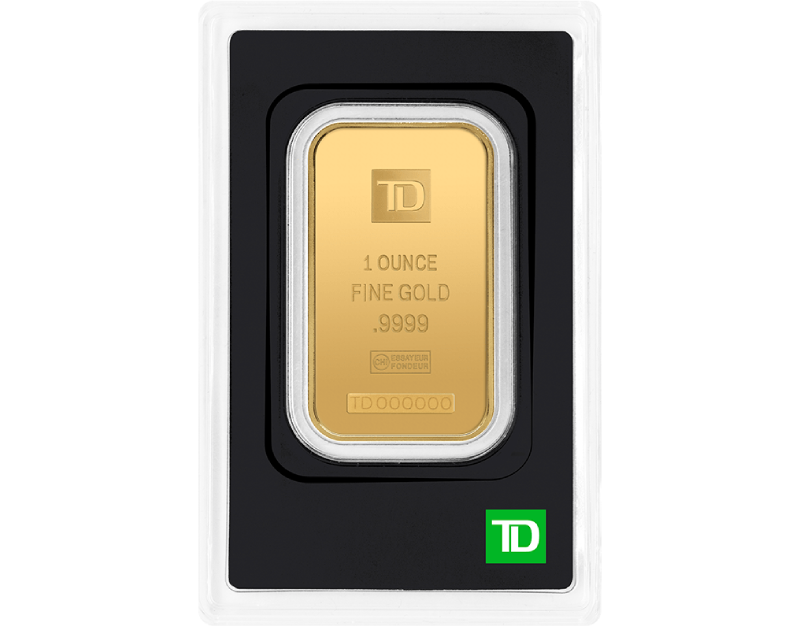 1 oz TD Gold Bar