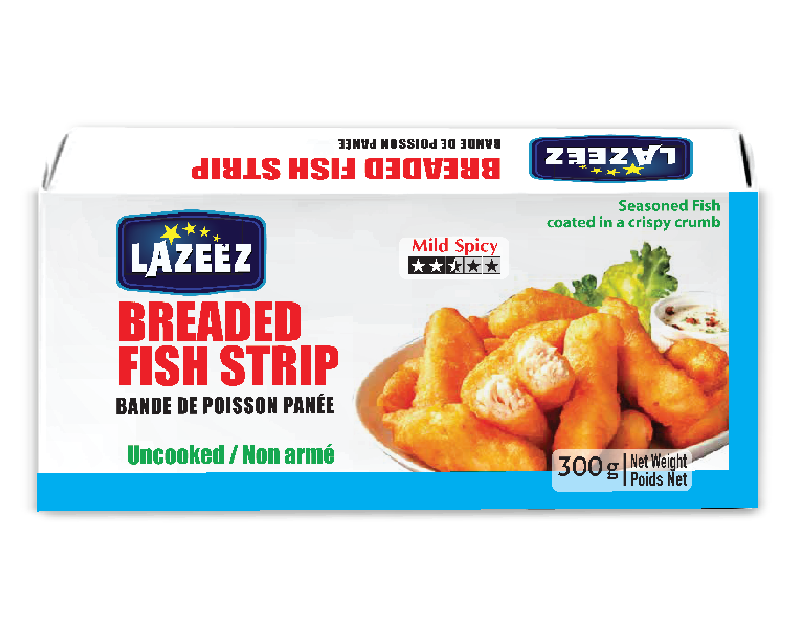 Lazeez Bredded Fish Strip 300g