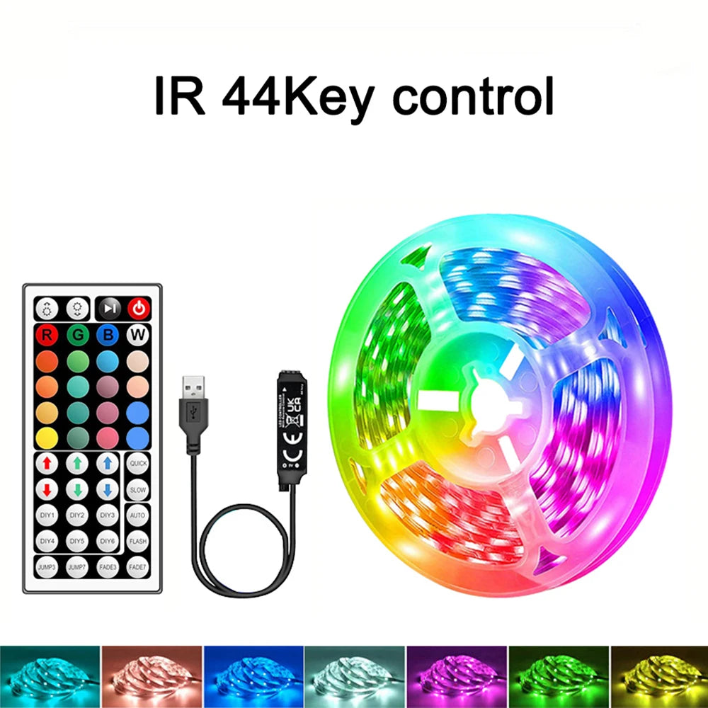 40M RGB LED Strip Lights – APP & Remote Control, Music Sync, USB 5V