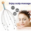 Octopus Head Massager Scratching Scalp Relaxation Relief Body Massager Scratcher Relieves Tension Health Care Tools Random Color
