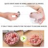 Pink/Blue 500ML/900ML Household Kitchen Garlic Chopper Mashed Hand Pulled Meat Grinder Multifunctional Vegetable