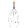 Octopus Head Massager Stainless Steel Engraved Head Relaxer Brain Massage Claw Scalp Scratcher Itch Reliever