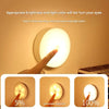 New dormitory night light bedside light learning desk lamp eye protection charging energy-saving button magnetic student light w