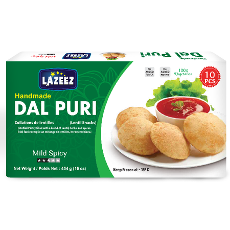 Lazeez Dal Puri 454g (10pcs )